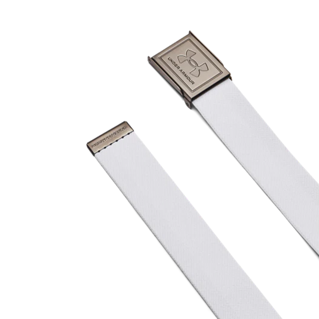 Under Armour Drive Stretch Webbing Belt White