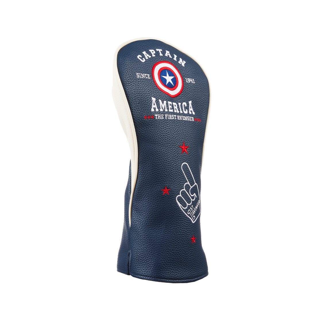 Volvik Marvel Novelty Captain America Driver Headcover - Navy