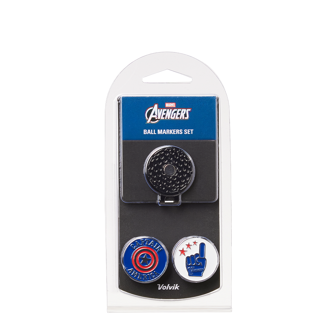 Volvik Marvel Novelty Captain America Ball Marker Set