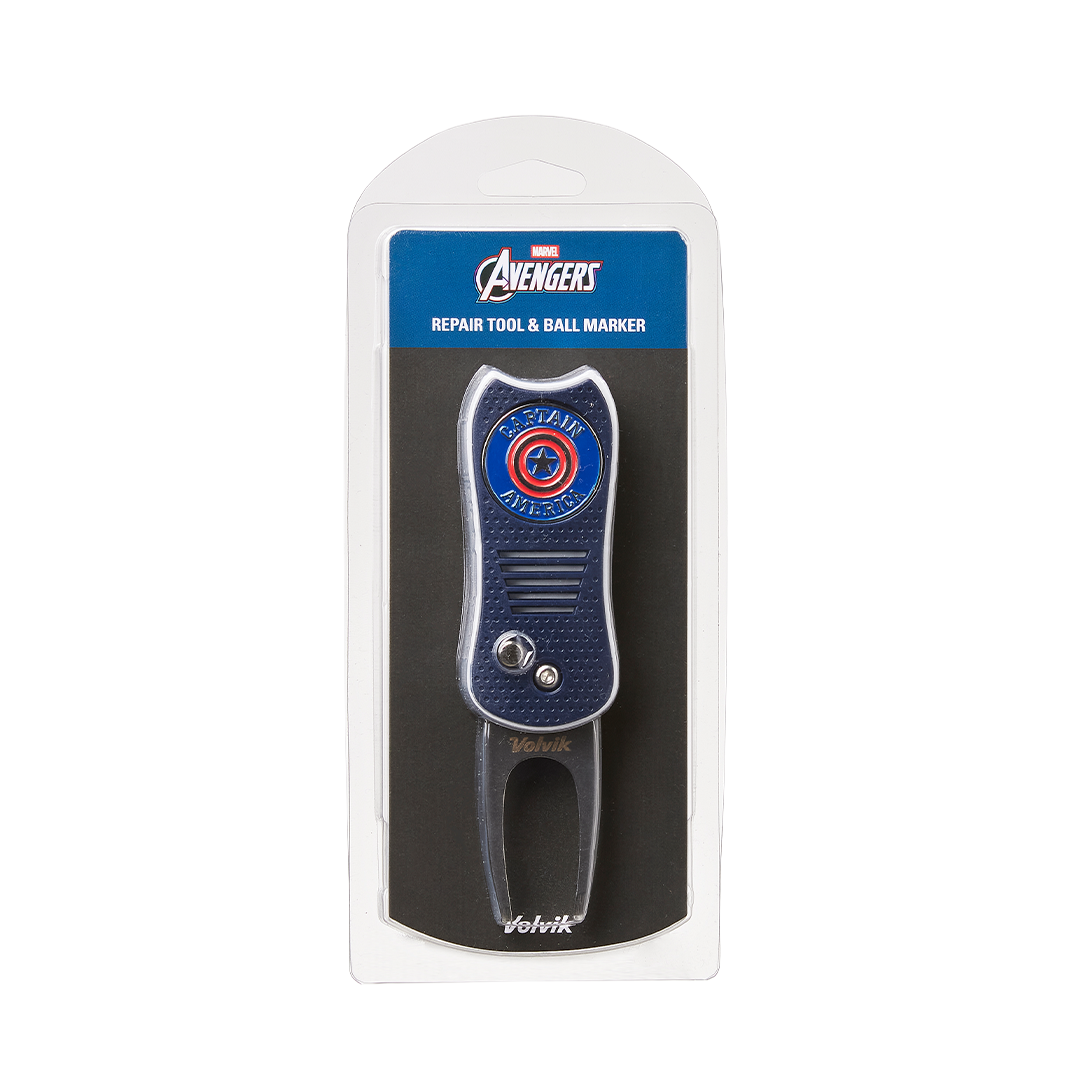 Volvik Marvel Novelty Captain America Divot Tool Set