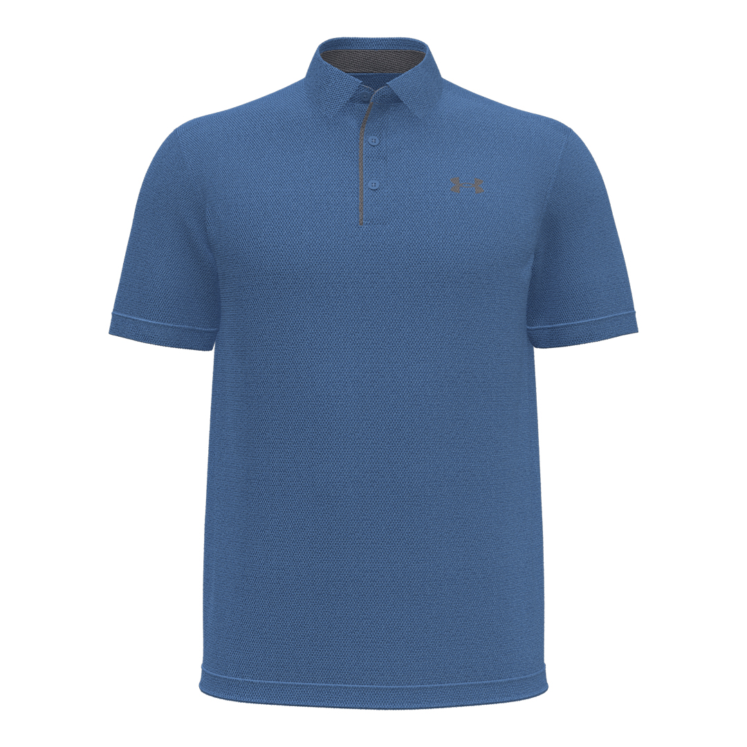 Under Armour Mens Tech Polo - Aegean Blue (SH26-INDENT)