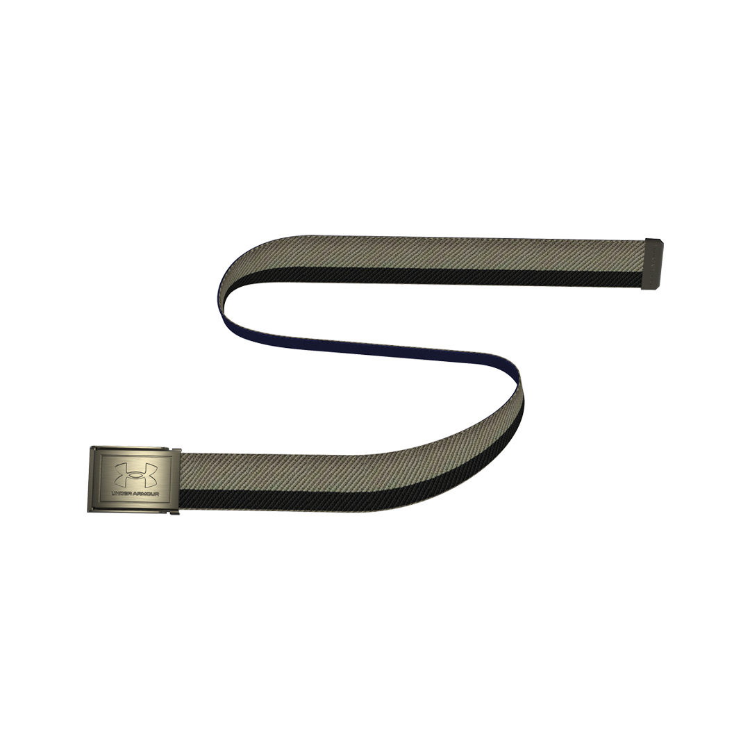 Under Armour Mens Drive Stretch Webbing Belt - Midnight Navy/Khaki