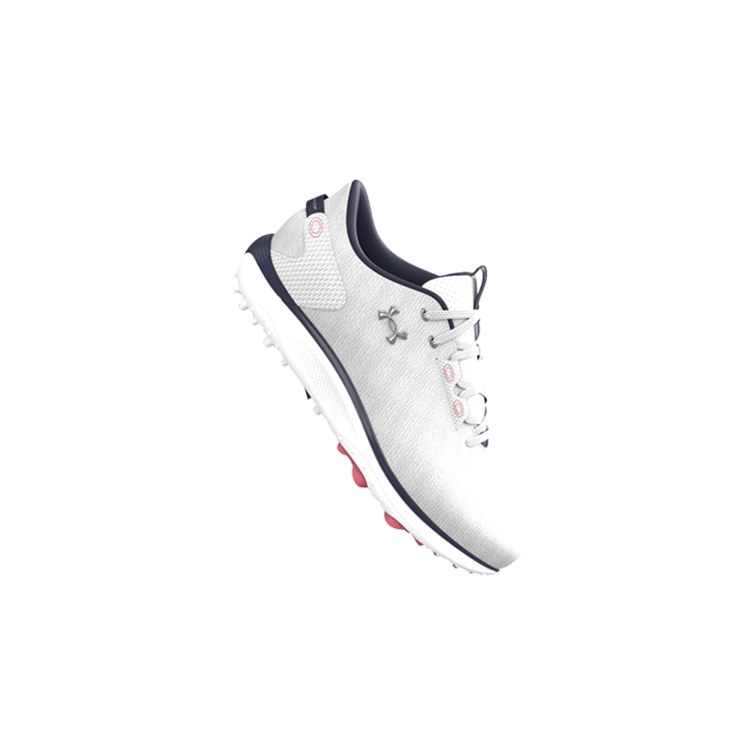 Under Armour Ladies Drive Fade 2 SL Footwear - White/Metallic Silver