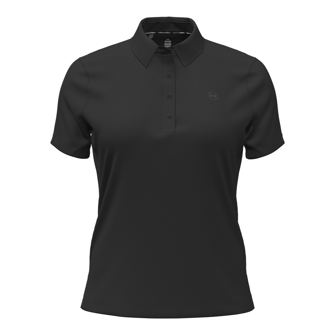 Under Armour Ladies ArmourDry SS Polo - Black