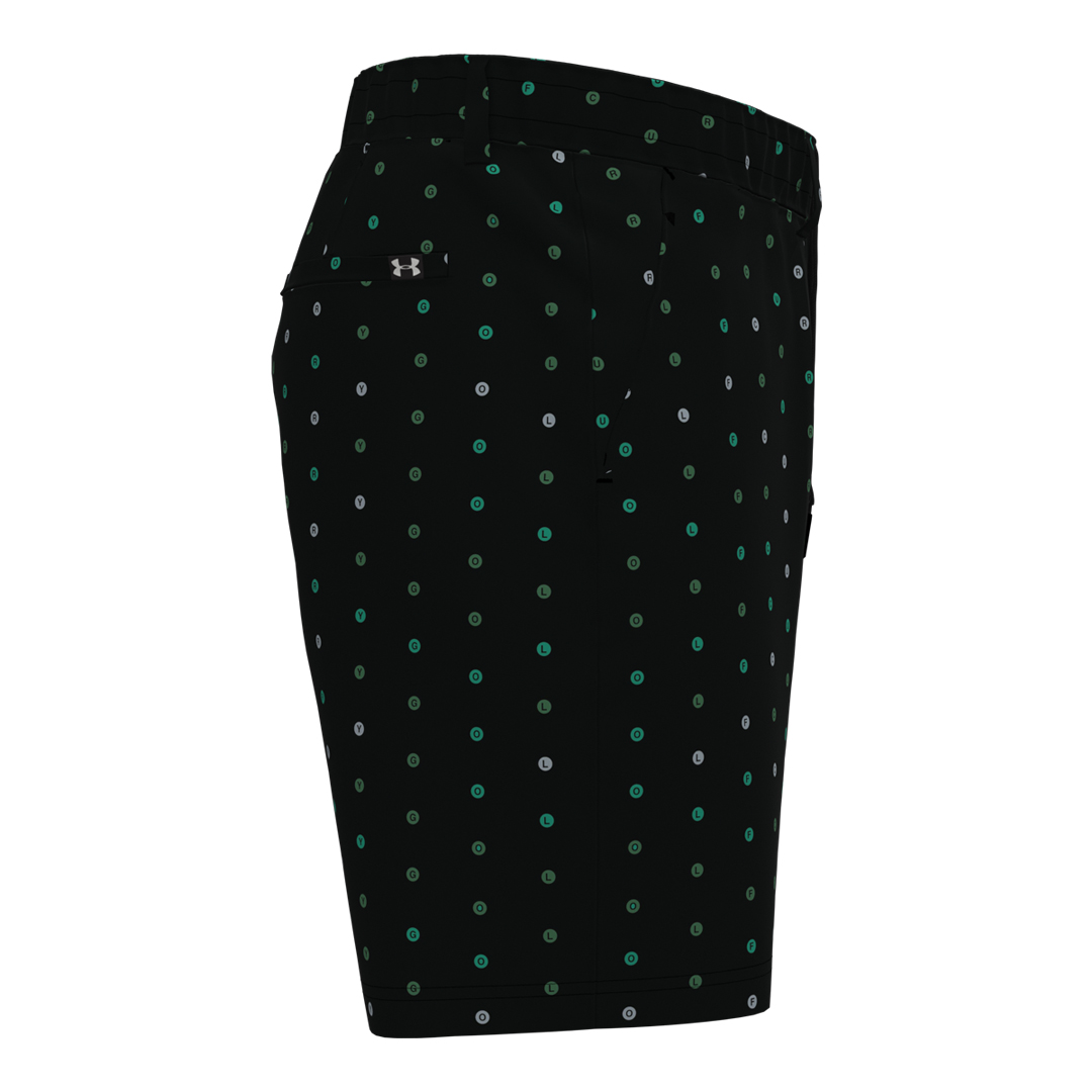 Under Armour Mens Curry Drive Range Short - Black/Green (SH26-INDENT)
