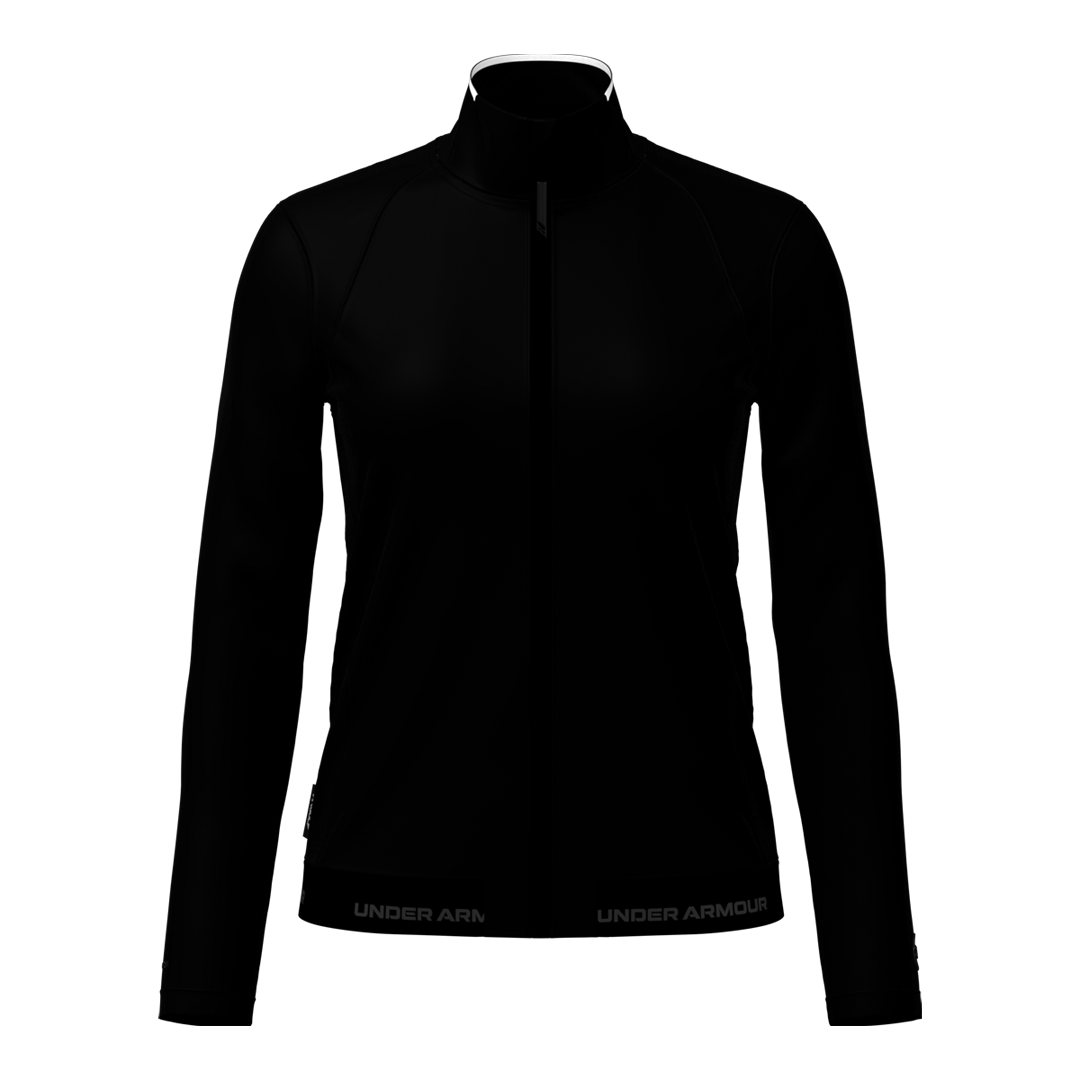 Under Armour Ladies Drive Lightweight Full Zip Outerwear - Black/White (SH26-INDENT)