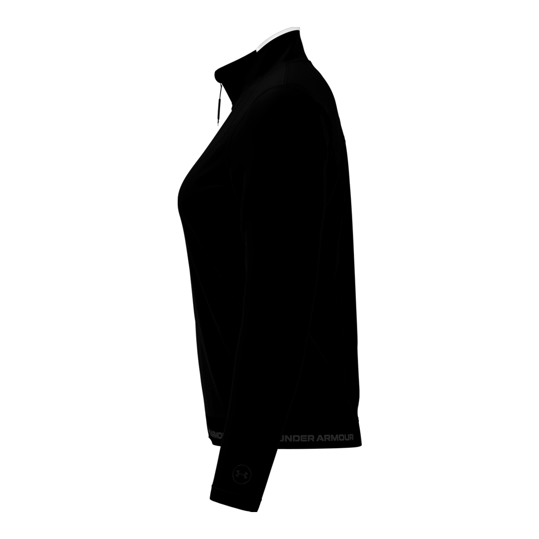 Under Armour Ladies Drive Lightweight Full Zip Outerwear - Black/White (SH26-INDENT)