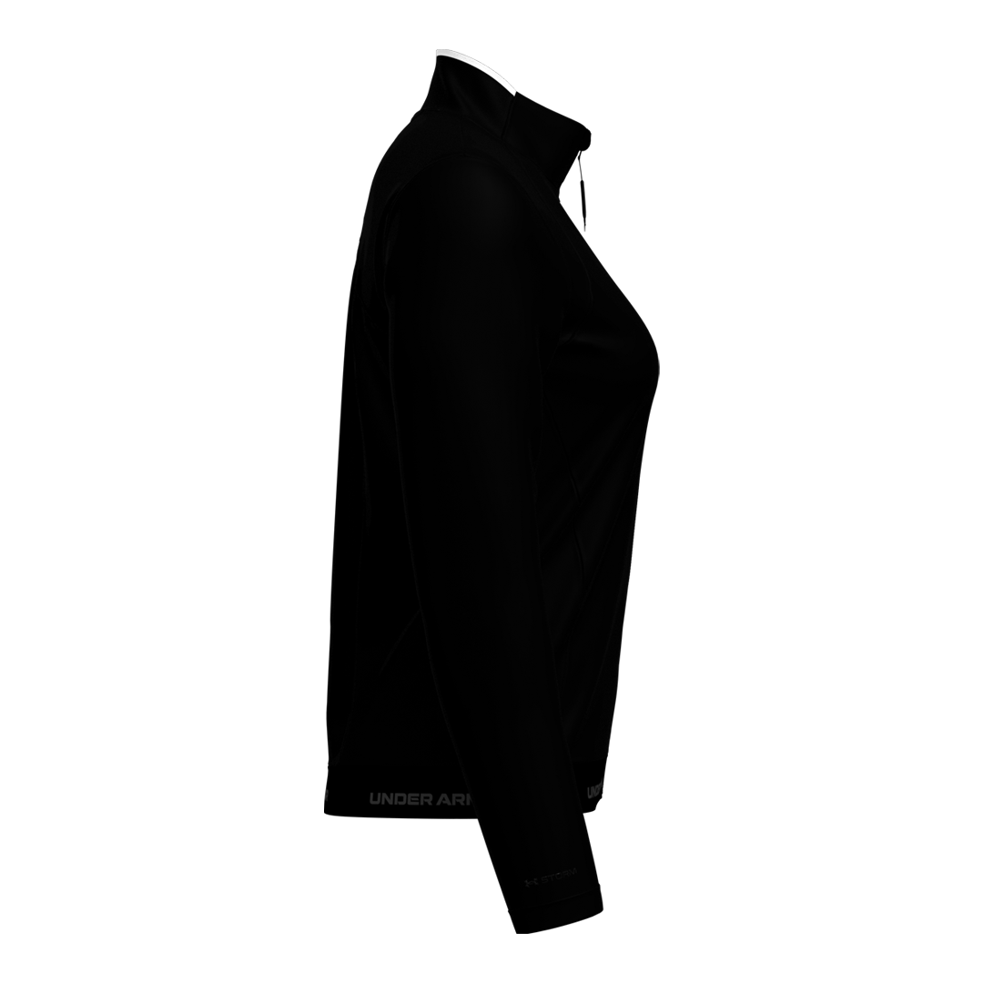 Under Armour Ladies Drive Lightweight Full Zip Outerwear - Black/White (SH26-INDENT)