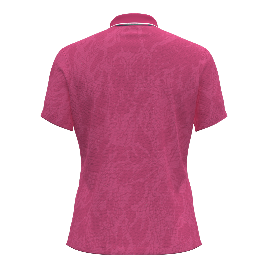Under Armour Ladies ArmourDry Jacquard Polo - Virtual Pink (SH26-INDENT)