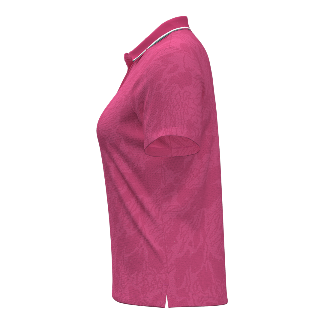 Under Armour Ladies ArmourDry Jacquard Polo - Virtual Pink (SH26-INDENT)