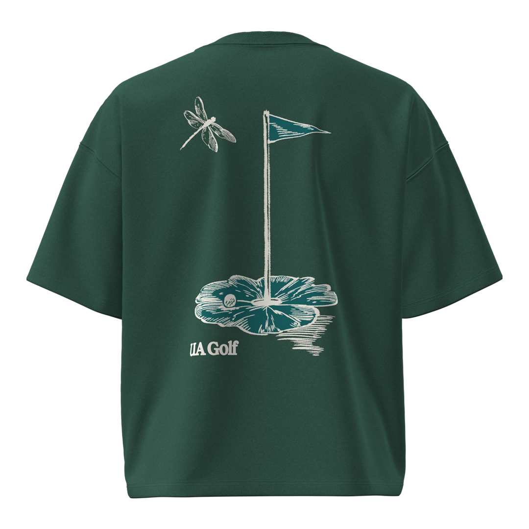 Under Armour Ladies AMP Graphic SS T-Shirt - Campus Ivy/Summit White (SH26-INDENT)