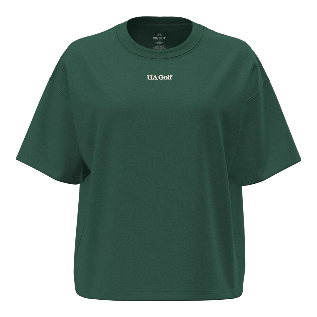 Under Armour Ladies AMP Graphic SS T-Shirt - Campus Ivy/Summit White (SH26-INDENT)