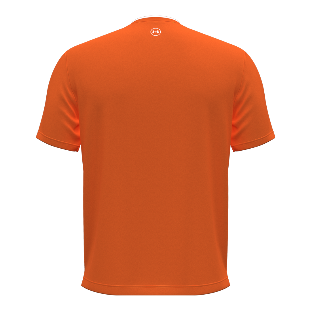 Under Armour Mens Curry ArmourDry T-Shirt - Orange/White (SH26-INDENT)