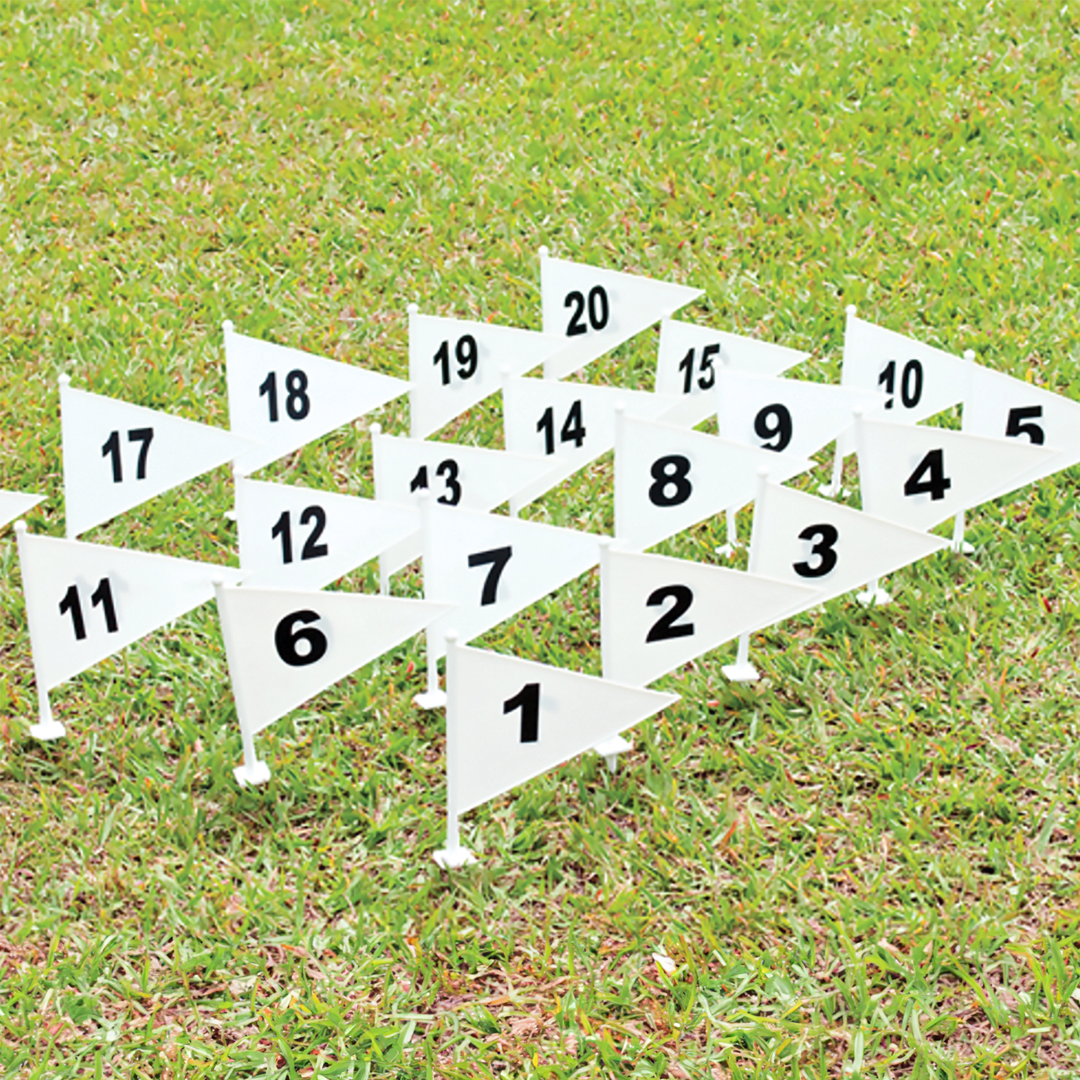 VMAFPN1-20 Victor Field Marker Flag PVC Numbered 1-20 Main