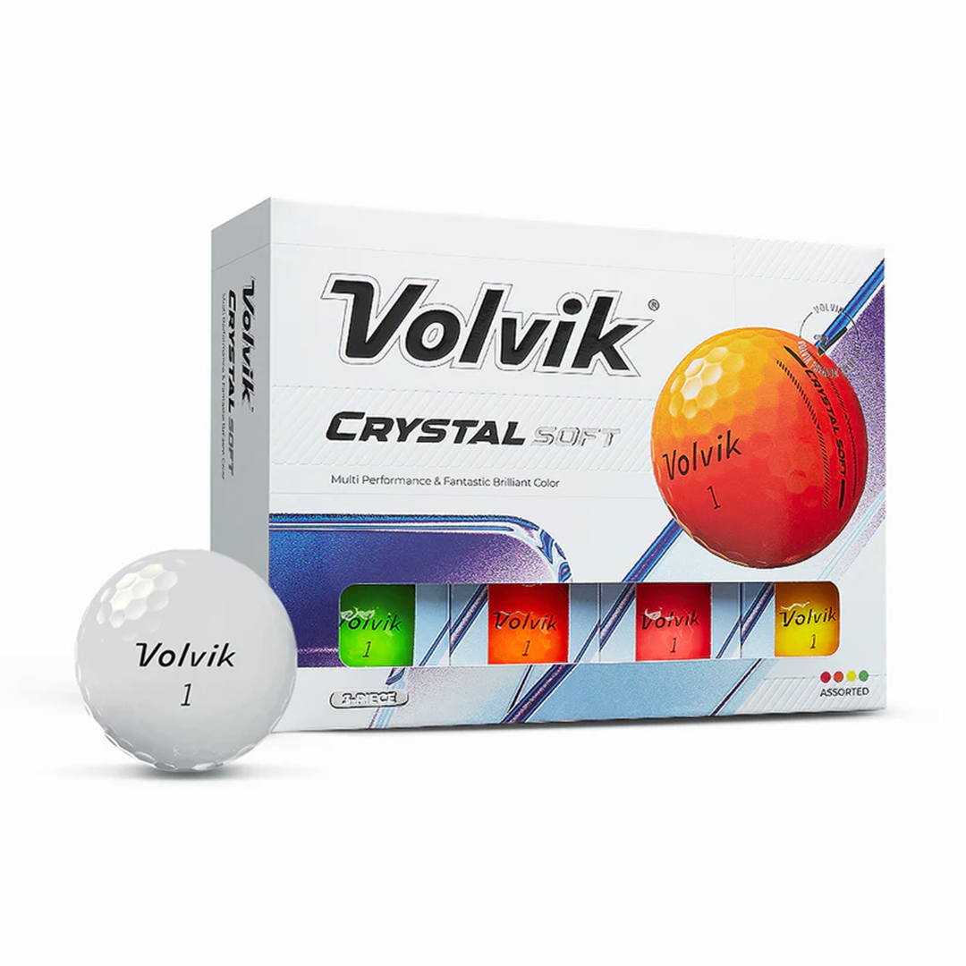 Volvik Crystal Soft Golf Ball - 1 Dozen