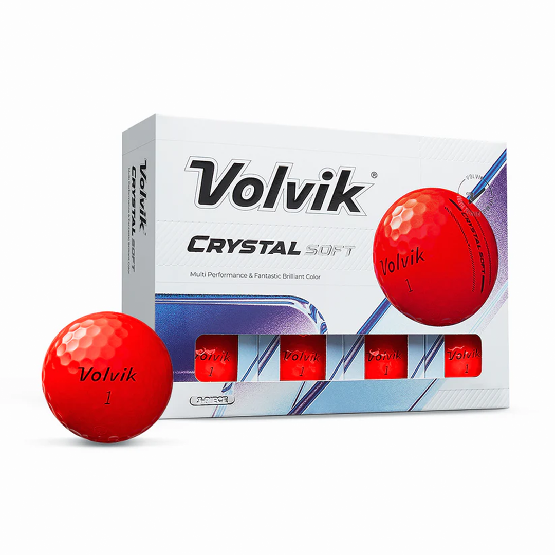 Volvik Crystal Soft Golf Ball - 1 Dozen