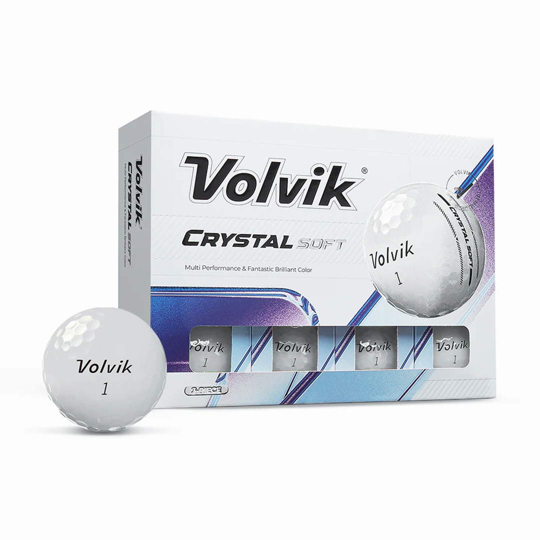 Volvik Crystal Soft Golf Ball - 1 Dozen