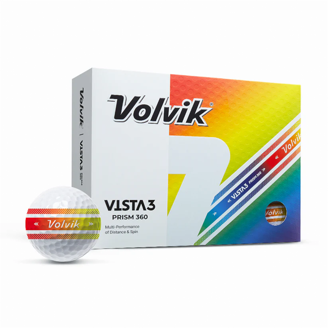 Volvik Vista3 Prism Golf Ball - 1 Dozen