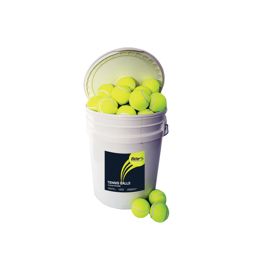 VTENBB Victor Tennis Ball Bucket 6 Dozen Main