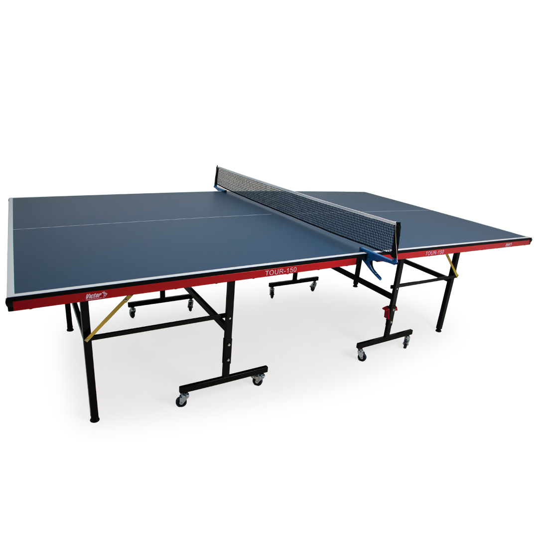 VTTTT150 Victor Table Tennis Table Tour 150 Ping Pong Table Side Angle