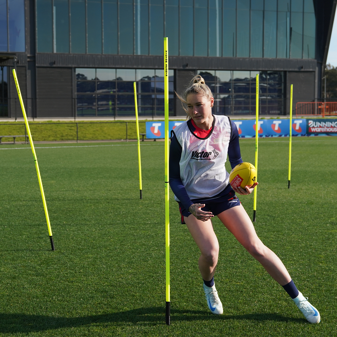 VWOAPS10 Victor Agility Pole Set Of 10 Bag Yellow Blue Main