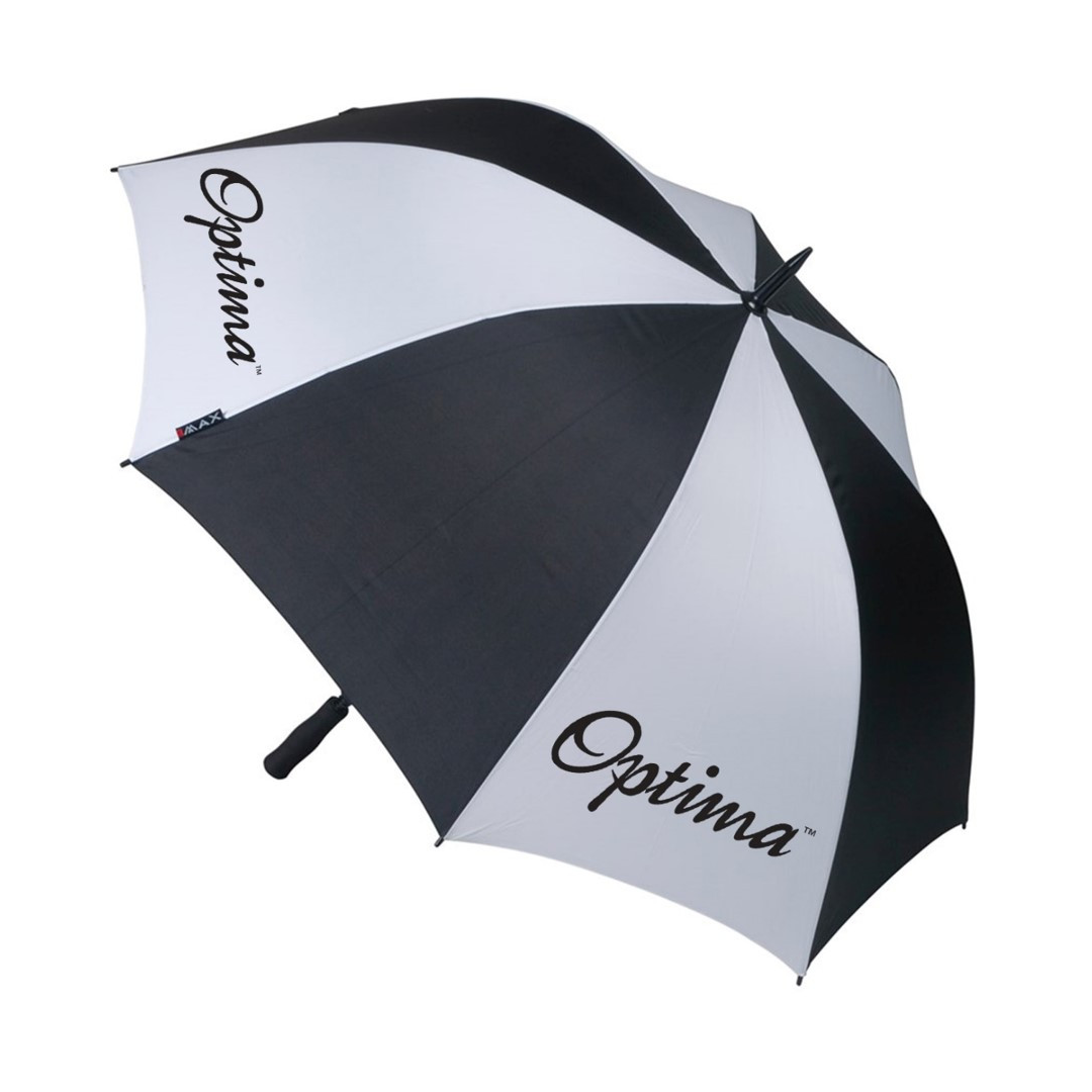 Optima Umbrella Black/White - 60"