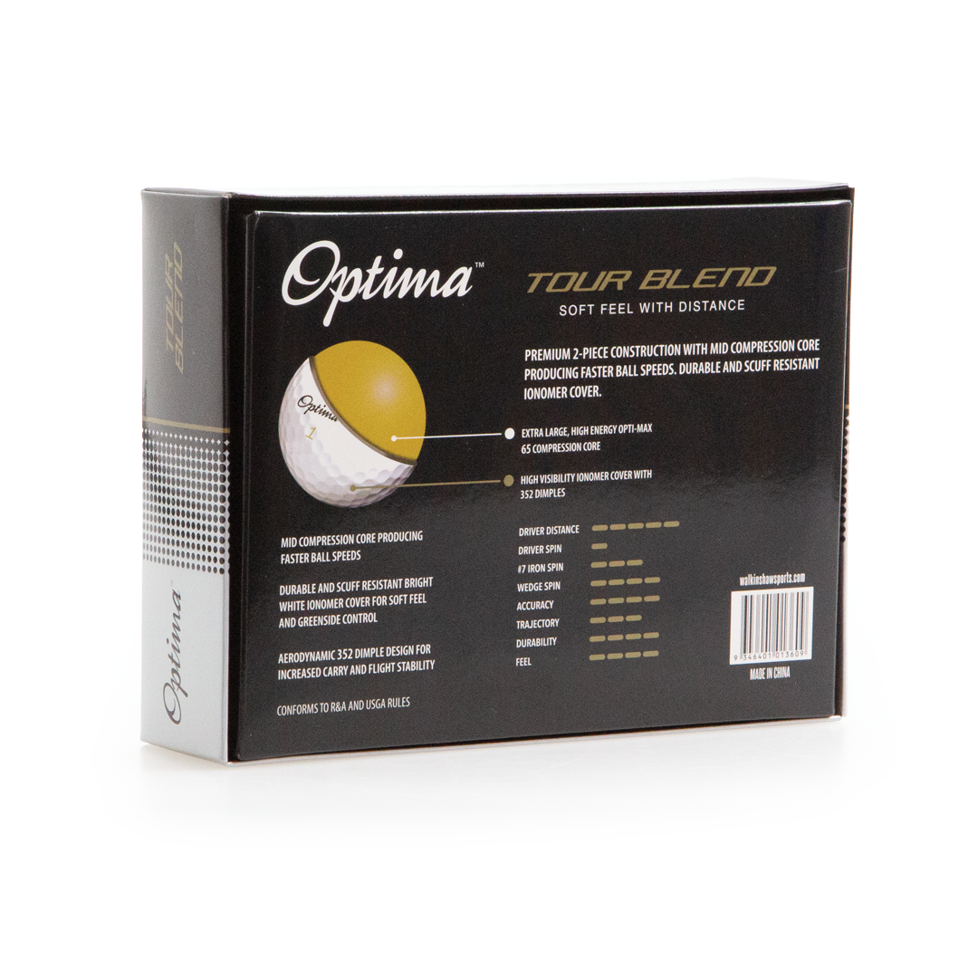 Optima Tour Blend Golf Ball - 12 Pack