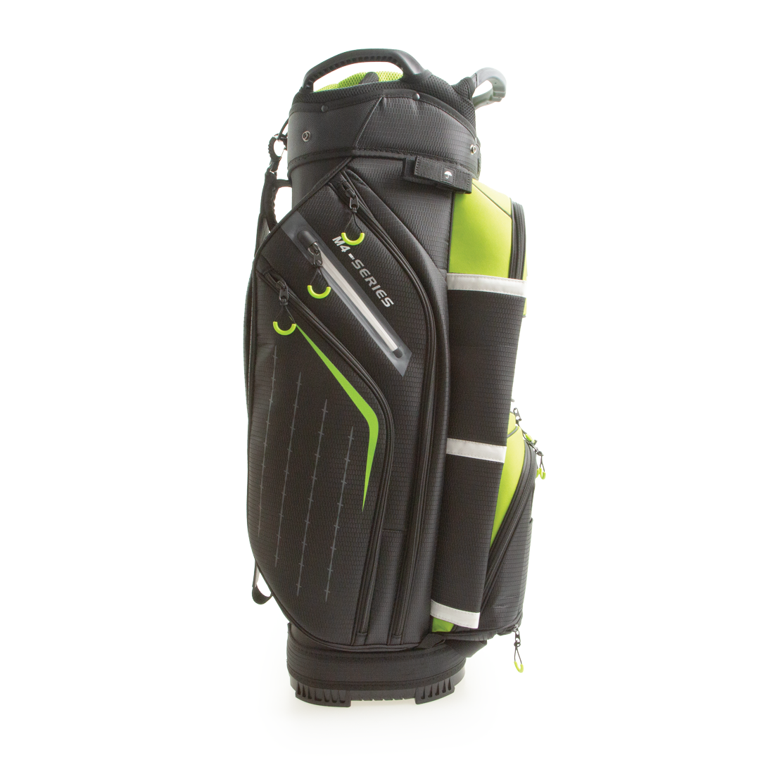 Optima Golf Bag Champion Cart Black Green Side