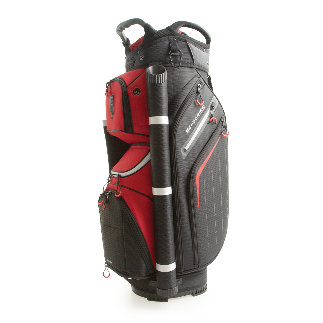 Optima Golf Bag Champion Cart Black Red Main