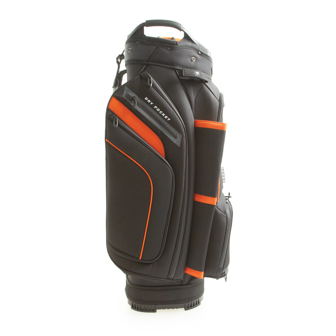 Optima Glory Cart Bag Black Orange Side