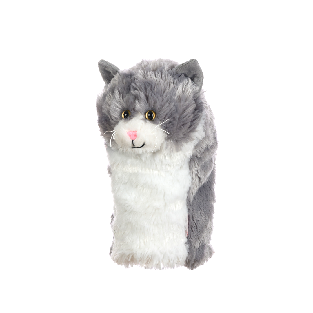Daphne Grey & White Cat Driver Headcover