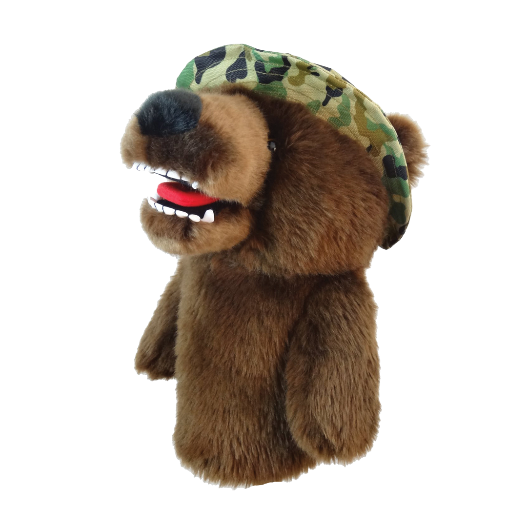 WS-HCDAPHNE-MIL.BEAR1W Daphne Military Bear Golf Headcover Main