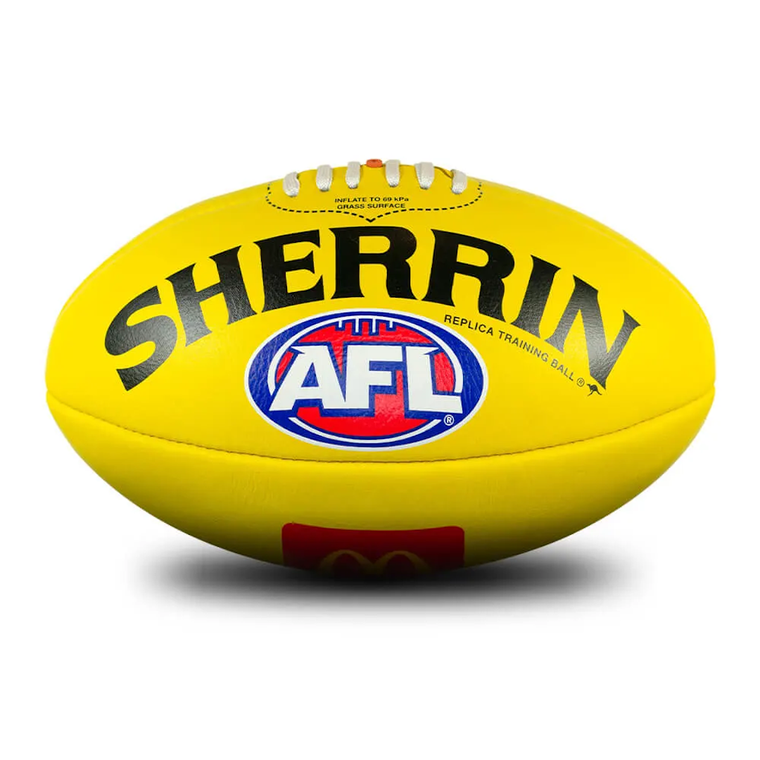 Sherrin KB Replica Training Football - Yellow