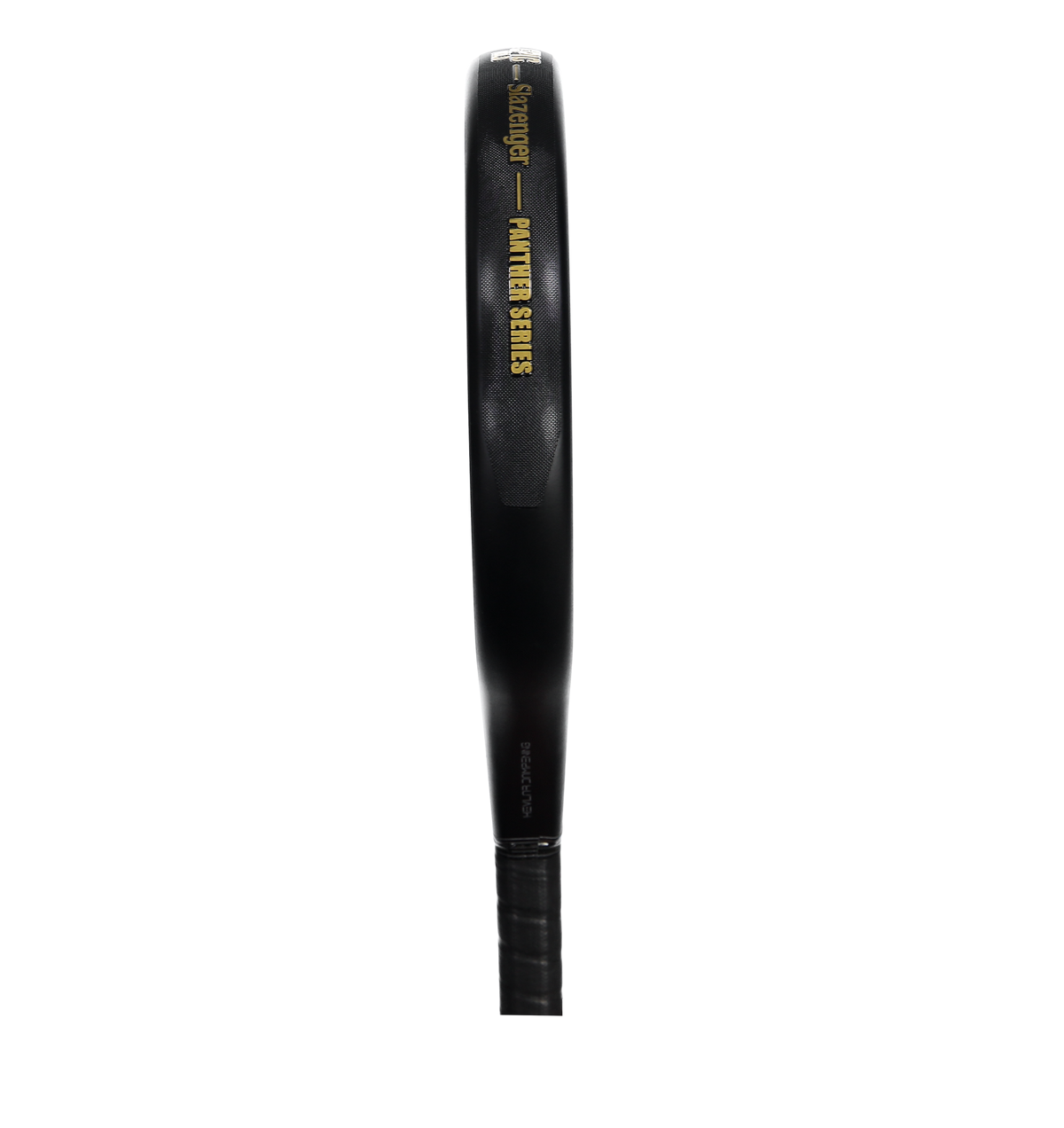 Slazenger Padel Panther Padel Racket Epic Gold Round 12K (Black)