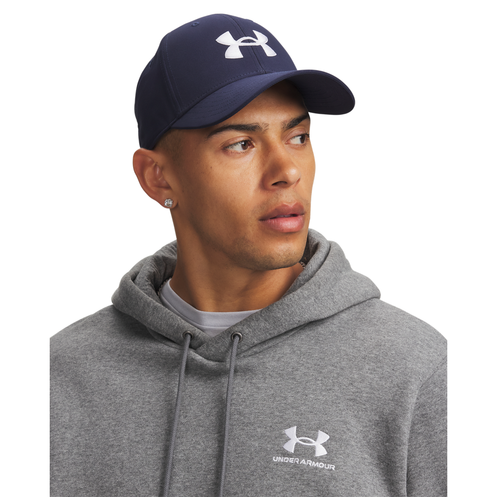 Under Armour Drive Adjustable Cap - Navy / White - front view