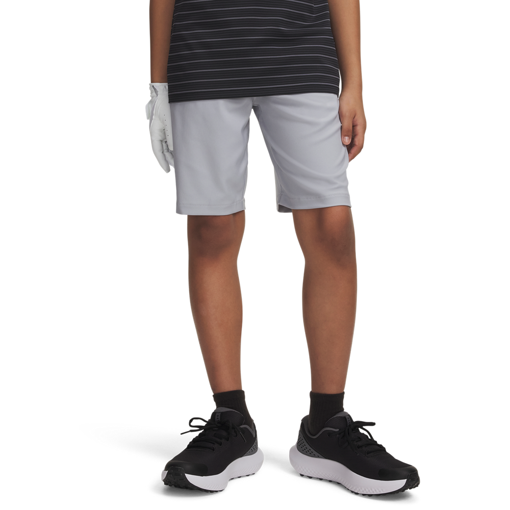 Under Armour Boys’ Matchplay Shorts - Grey - front view