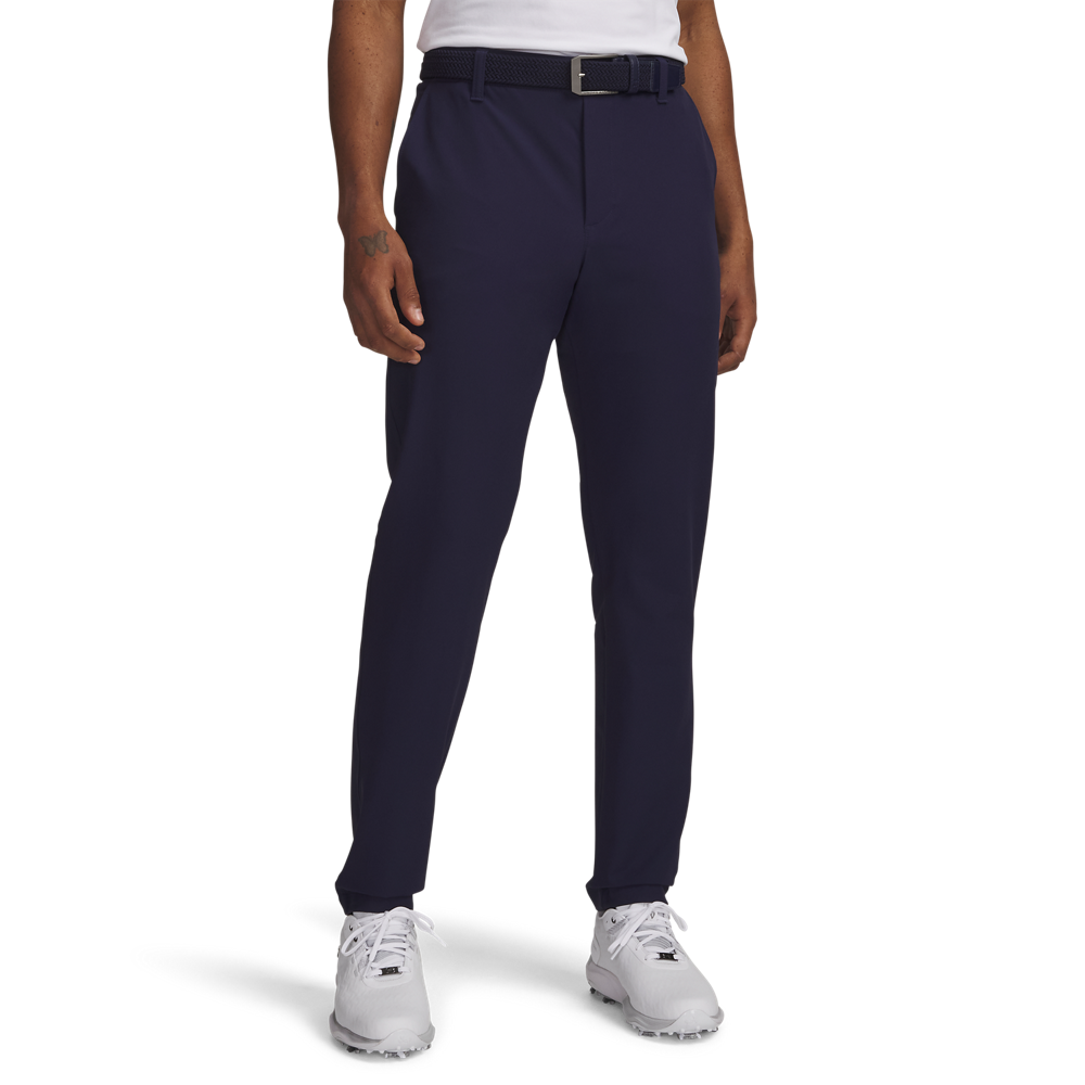 Under Armour Drive Tapered Golf Pants - Navy - front view