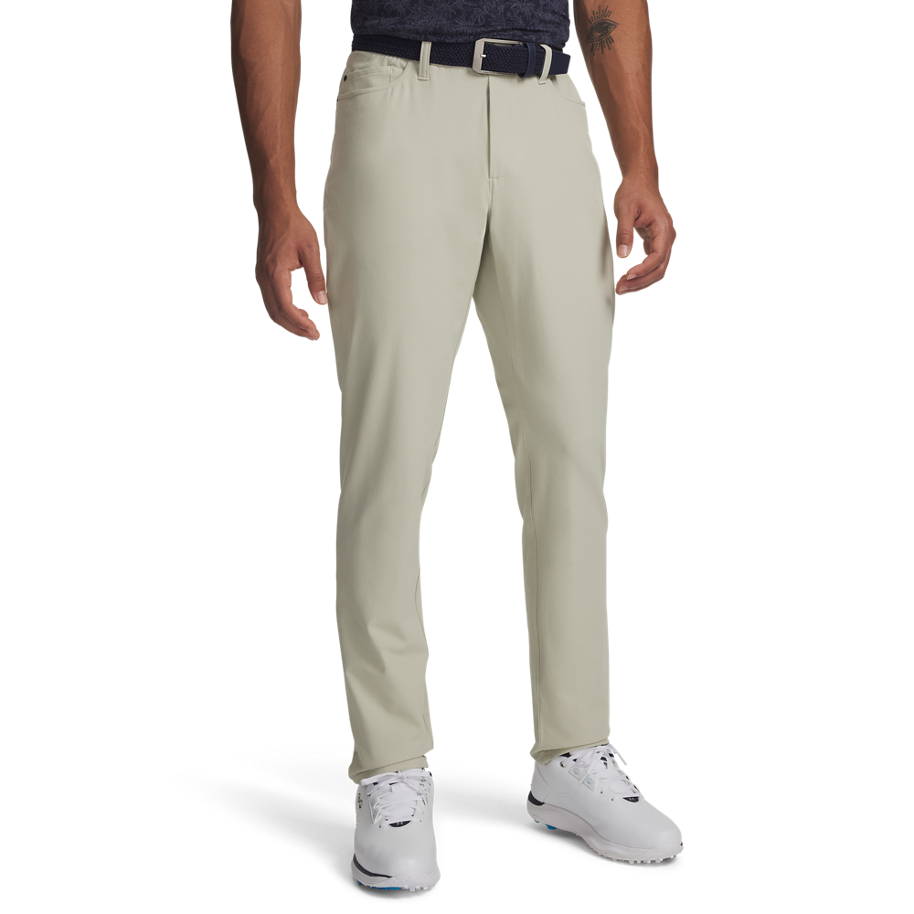 Under Armour Drive 5-Pocket Golf Pants - Khaki - front view