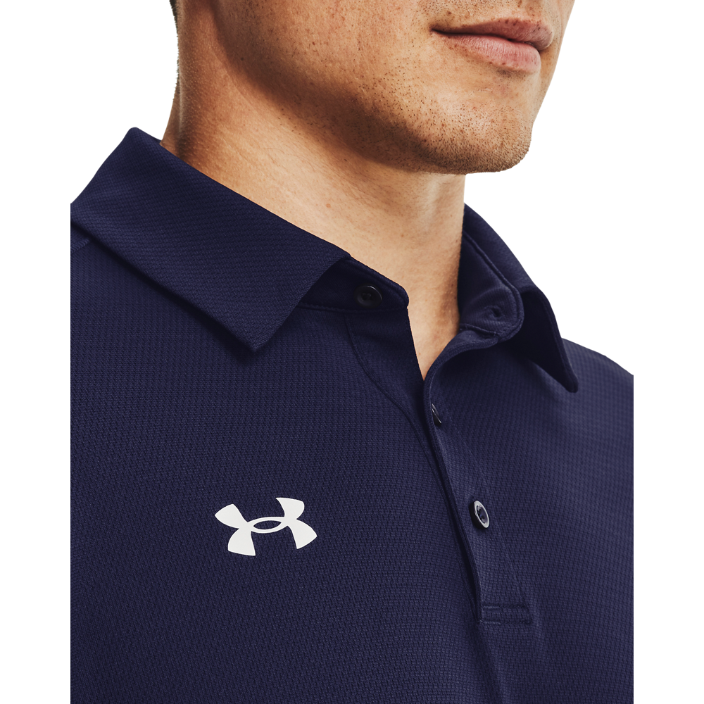 Under Armour Team Tech Polo - Midnight Navy - detail