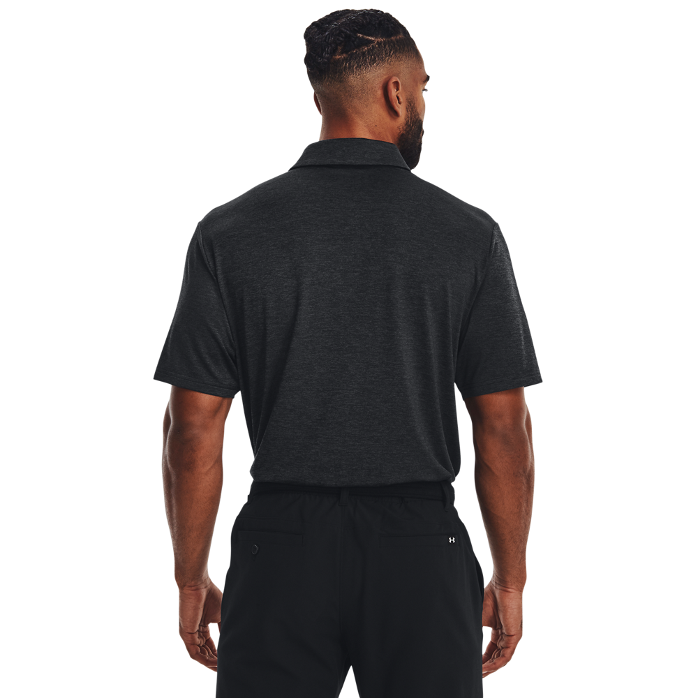 Under Armour Playoff 3.0 Polo - Black / Grey - back view