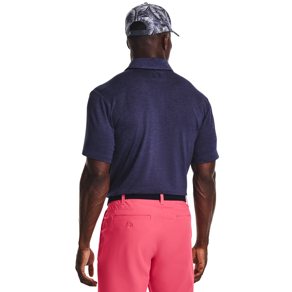Under Armour Playoff 3.0 Polo - Midnight Navy - back view
