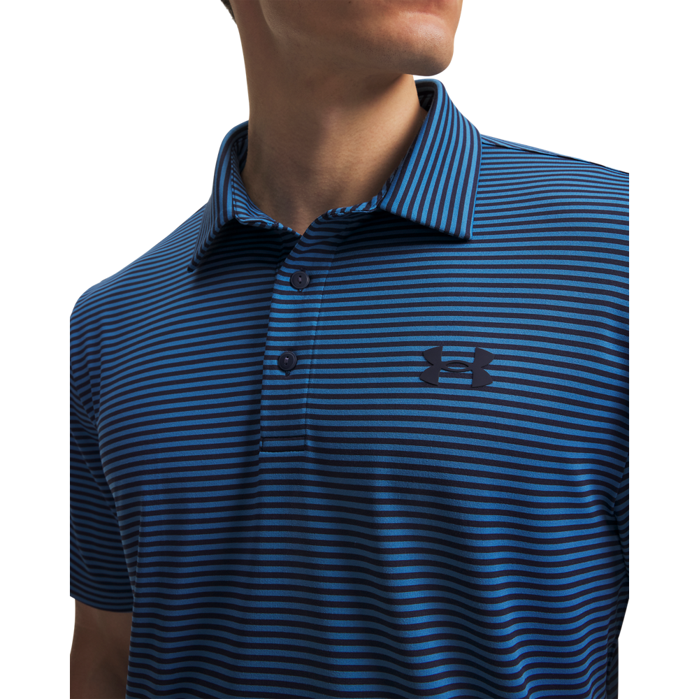 Under Armour Playoff 3.0 Stripe Polo - Navy - detail