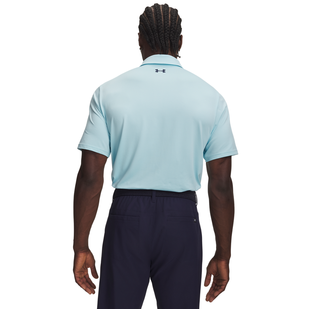 Under Armour Matchplay Polo - Opal Blue - back view