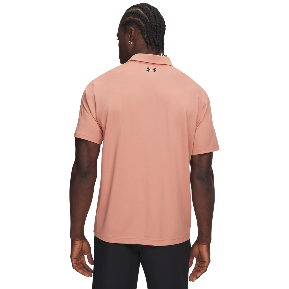 Under Armour Matchplay Polo - Canyon Pink - back view