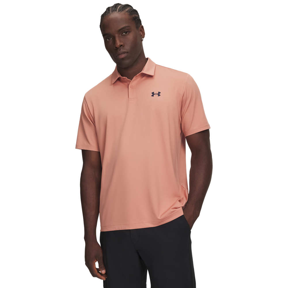 Under Armour Matchplay Polo - Canyon Pink - front view