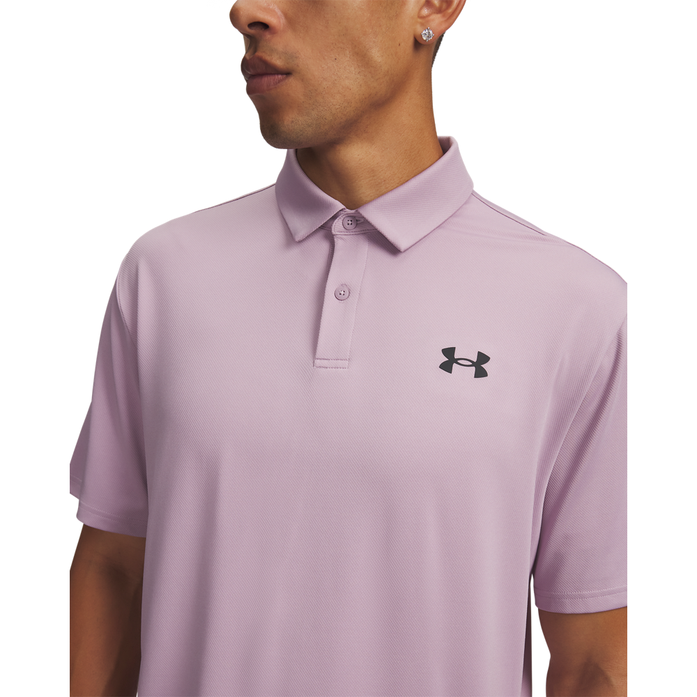 Under Armour Matchplay Polo - Mauve Pink - detail