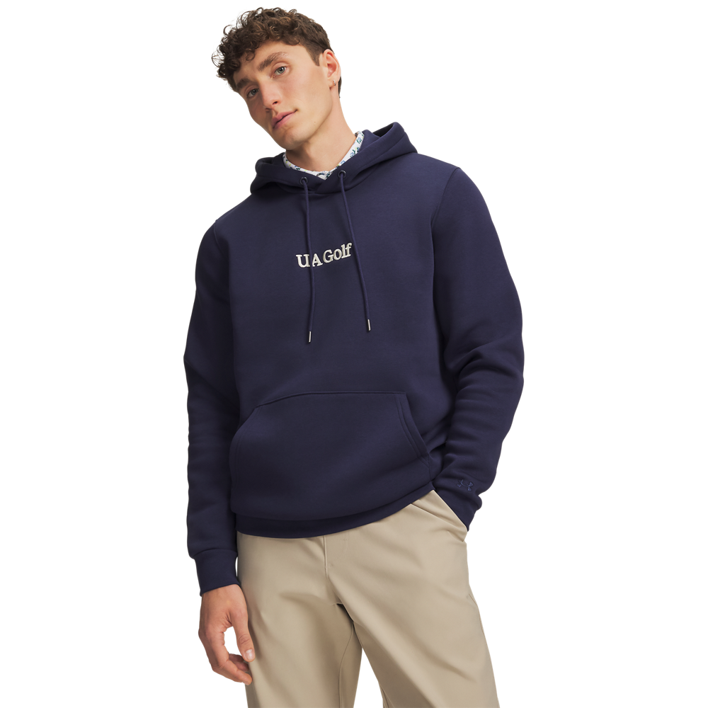 Under Armour AMP Icon Hoodie - Midnight Navy - front view