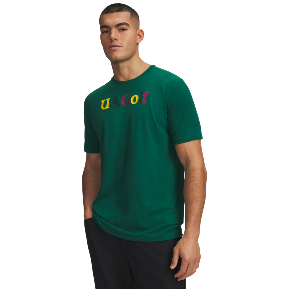 Under Armour AMP Graphic Short Sleeve T-Shirt - Ivy - front view